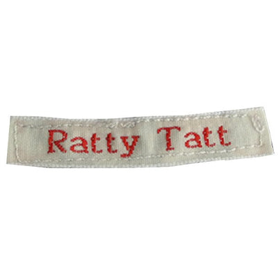 Ratty Tatt Handmade Baby Door Hanger - Red Spotty Star