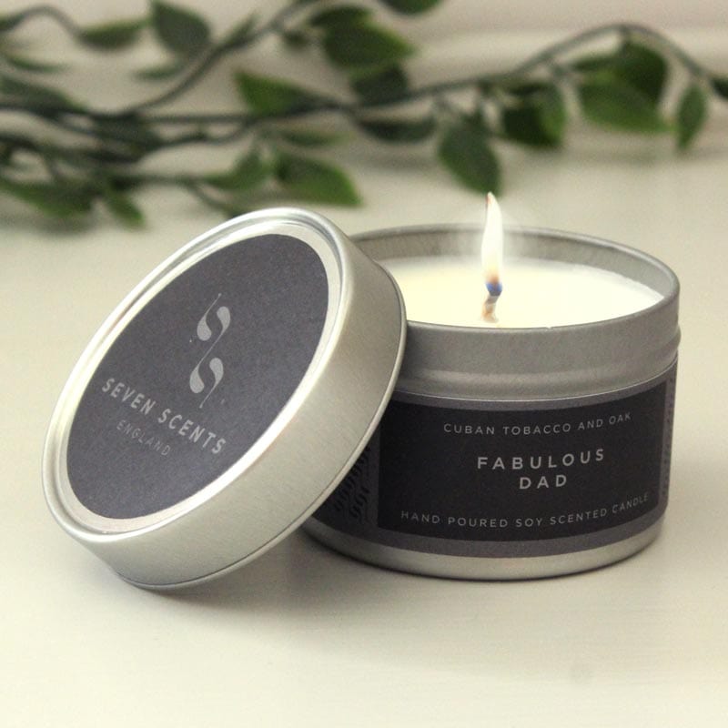 Seven Scents 'Fabulous Dad' Cuban Tobacco & Oak Candle