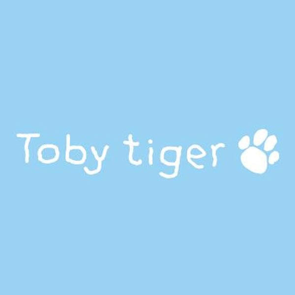 Toby Tiger Cloud print Dribble Bib