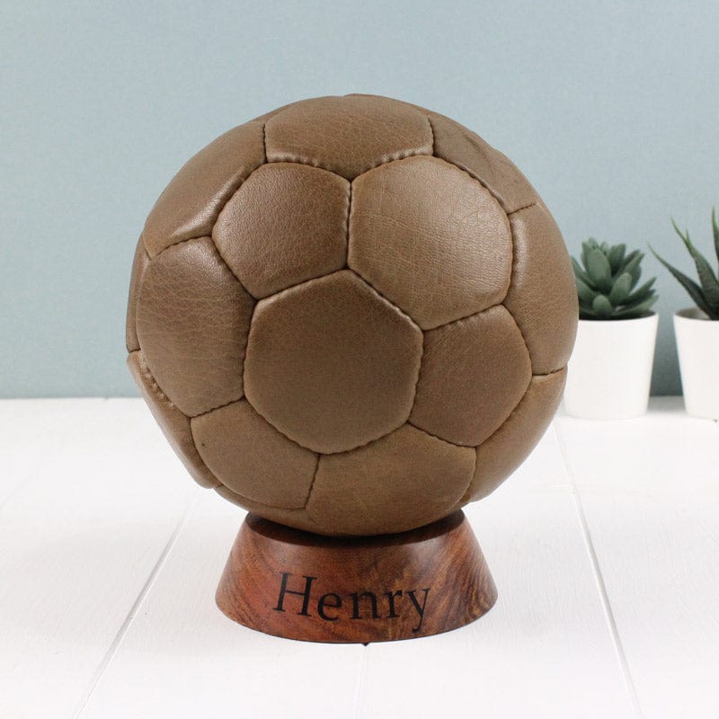Vintage Football and Stand, Personalise with Name