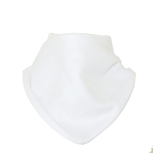 Bandana Bib, White